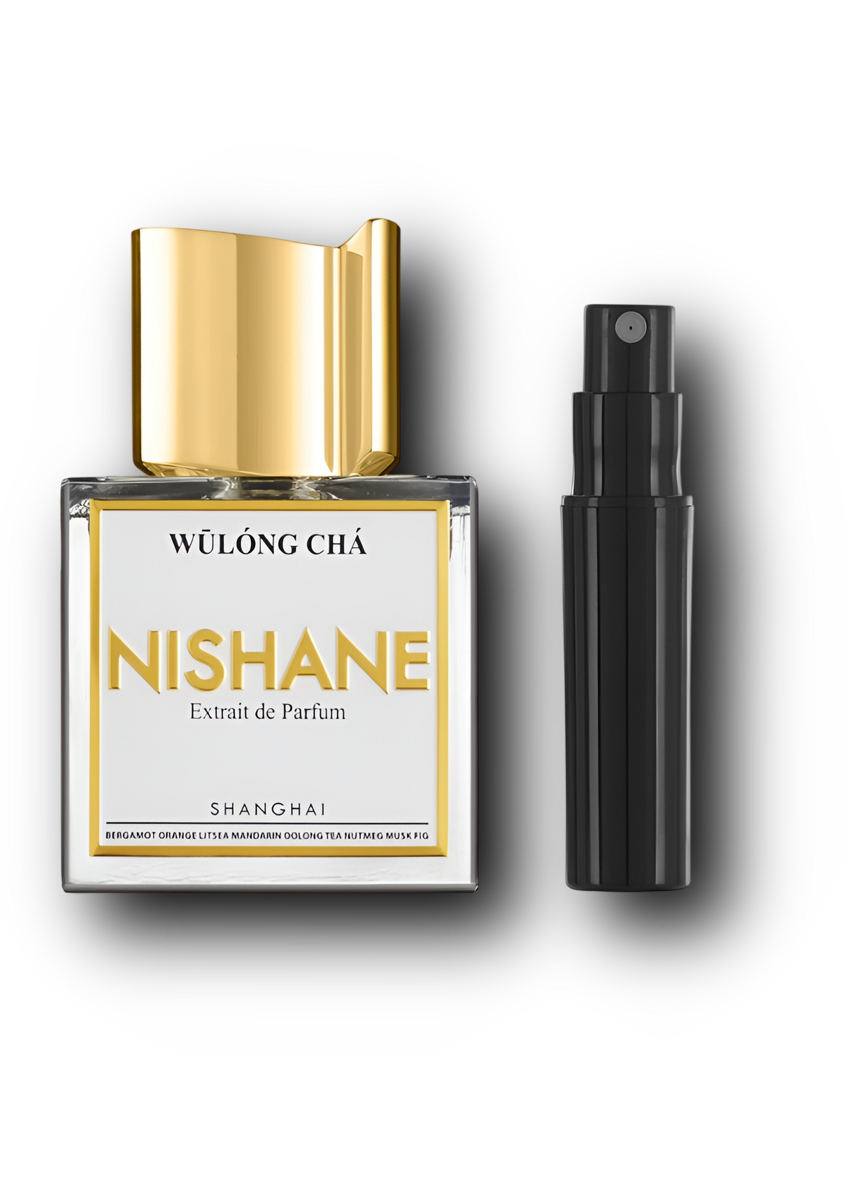 Nishane Wulóng Chá – tuotekuva, 2–10 ml hajuvesinäyte