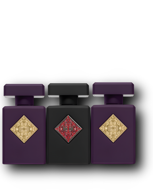 Initio Parfums Privés: Narcotic Delight, Side Effect, Absolute Aphrodisiac – näytesetin kolme tuoksua alkuperäisissä hajuvesipulloissa