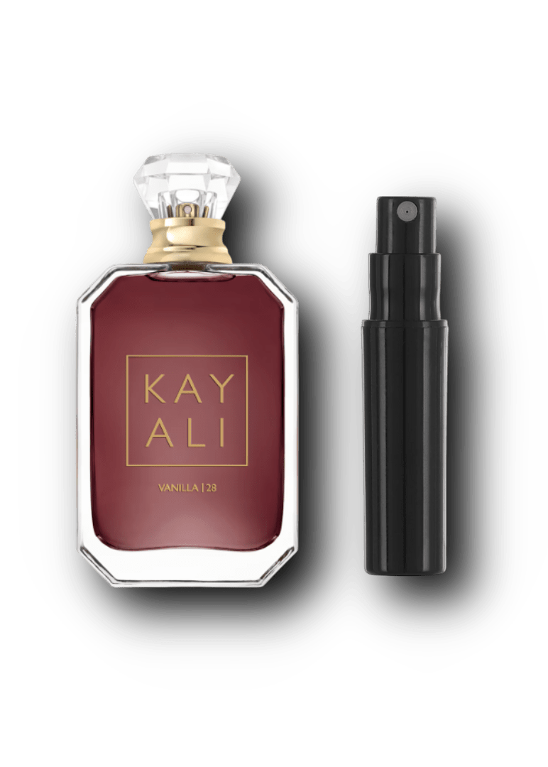 Kayali Vanilla | 28 – tuotekuva, 2–10 ml hajuvesinäyte