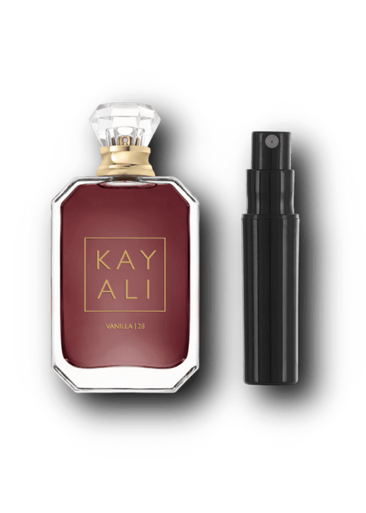 Kayali Vanilla | 28 – tuotekuva, 2–10 ml hajuvesinäyte