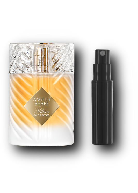 By Kilian Angels’ Share on the Rocks – tuotekuva, 2–10 ml hajuvesinäyte