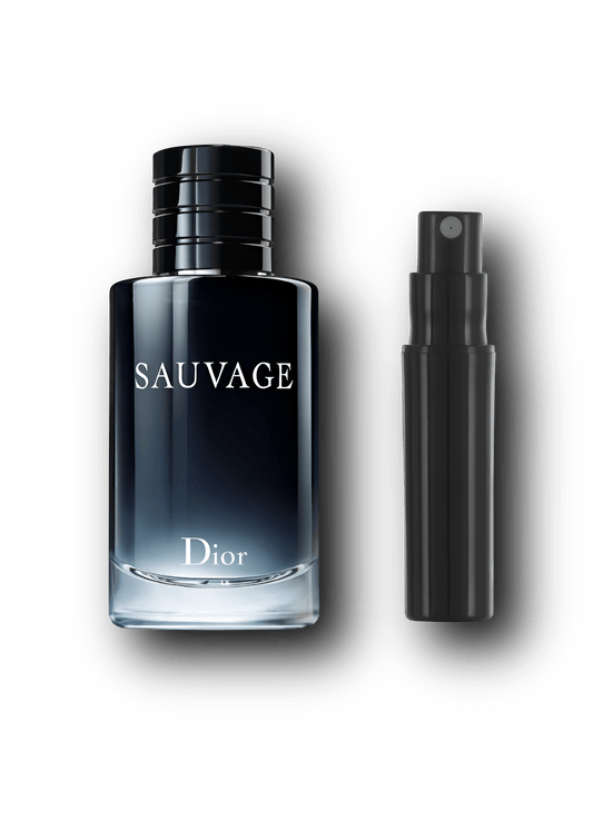 Dior Sauvage – tuotekuva, 2–10 ml hajuvesinäyte